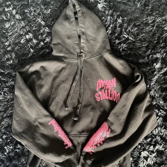 Megan Thee Stallion Tour Black Hoodie Size M Unisex - Picture 4 of 5